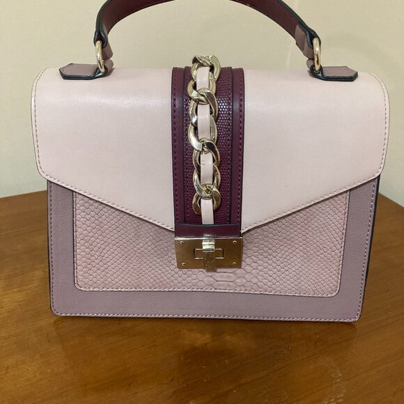 Apt. 9 Handbags - Apt 9 Handbag Purse Satchel Burgundy Pink Beige